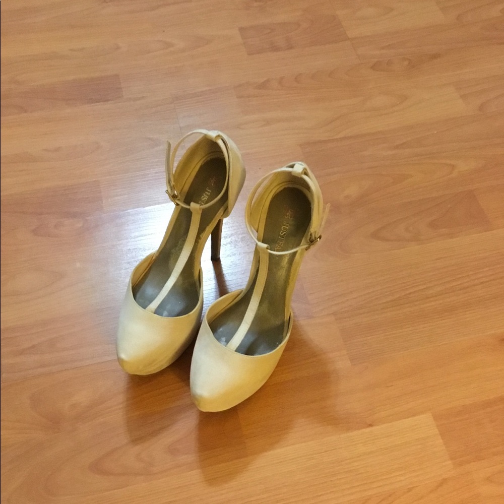 Beautiful and sexy beige heels